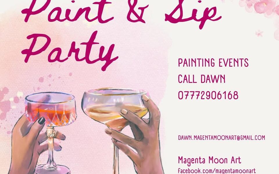 Magenta Moon Art